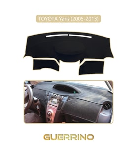 TOYOTA Yaris (2005-2013)TORPİDO KORUMA HALISI BEJ KENAR