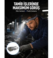 LED Kafa Feneri Eller Serbest Kullanım İçin Güçlü Işık Kaynağı