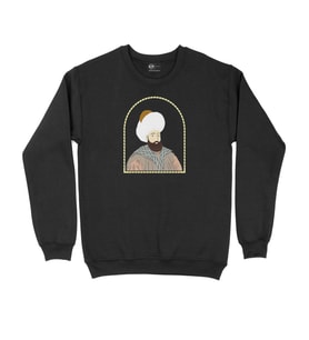 Sultan Beyazıt Siyah Sweatshirt