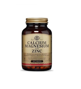 Solgar Calcium Magnesium Plus Zinc 100 Tablet