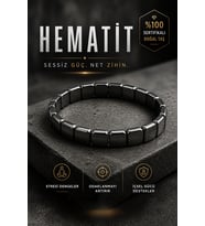 Hematit Erkek Bileklik Yeni Seri No:2