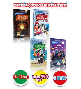 Denizin Çocukları Serisi 4 Kitaplı Set - Mustafa Koçyiğit
