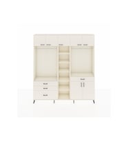 Arges Gardrop 11 Raflı 4 Çekmeceli 2 Askılı 220x30x243 Aytaşı-Aytaşı