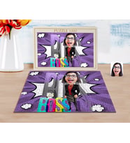 BK Gift Kişiye Özel Kadın Big Boss Karikatürlü 1000 Parça Profesyonel Puzzle-1