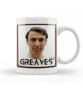 jimmy Greaves RIP Kupa Bardak Porselen