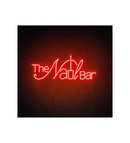 The Nail BAR Yazılı ve Şekilli Neon Tabela