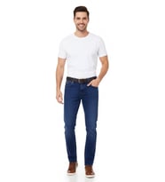 Erkek Comfort  Fit Jeans Pantolon 1601 BGL-ST04969 (Mavi)