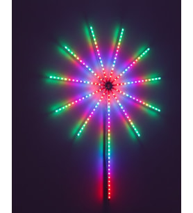 Modüler RGB LED Duvar Işığı Havai Fişek Efektli Uzaktan Kumandalı