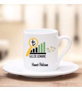 Gelir Uzmanı Türk Kahve Fincanı (Beyaz)