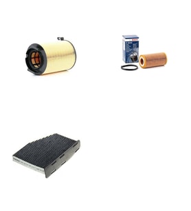 Bosch Filtre Bakım Seti Volkswagen Golf 5 2.0 Benzin 150 Beygir 2006-2008 Hava + Yağ F. + Polen Filtre Bosch