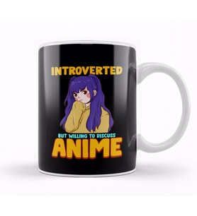 Cute Introverted But Willing To Discuss Anime Girl Kupa Bardak Porselen