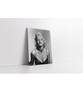 Siyah Beyaz Marilyn Monroe Kanvas Tablo