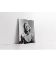 Siyah Beyaz Marilyn Monroe Kanvas Tablo