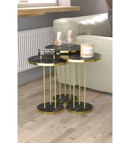 Zigon Sehpa Terra Bendir Gold