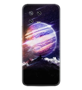 Xiaomi 13 Lite Kılıf Silikon Desen Özel Seri Super Planet 1797
