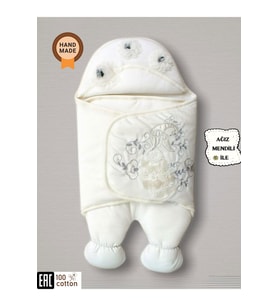 Bebek Kundağı Unisex Bebek Dış Kundak Battaniyesi Uyku Tulumu Hastane Çıkışı Kundak Battaniye
