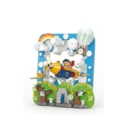 VAGONLIFE PANLOS 881504 UÇAK KAPTANI TEDDY 425 PARÇA BLOCK OYUNCAK