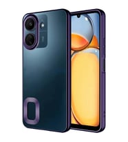 Xiaomi Poco C65 Uyumlu Kılıf Kamera Korumalı Logo Gösteren Zore Omega Kapak