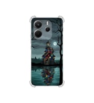 PrintiFy Xiaomi Redmi Note144g ile Uyumlu Simya Serisi Gölge Ve Cam Tasarımlı Uv Baskılı Köşe Korumalı Antişok Kılıf