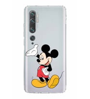 Xiaomi  Mi Note 10  Kamera Korumalı Kapak Mickey Mouse Tasarımlı Şeffaf  Kılıf