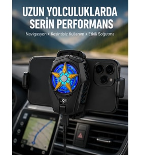 Mobil Cihaz Soğutma Radyatörü – Metal+abs, Type-c Kablolu Yeni Nesil