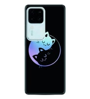 Vivo V30 Kılıf Silikon Desen Özel Seri Love Cats 1604