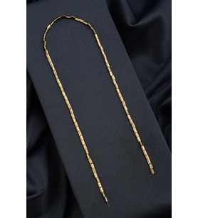 Hematit Doğal Taş Parlak Antik Sarı Silindir Kesim 3x5mm Dizi [AA]