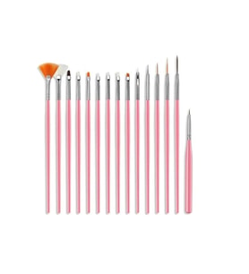 Nascita Professional Tırnak Süsleme Fırça Seti-Pembe