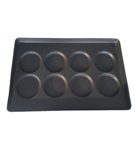 Erginoks Hamburger Ekmek Tavası - 40x60 cm - yapışmaz kaplamalı - kalıp 3 (100 g) - 8 göz