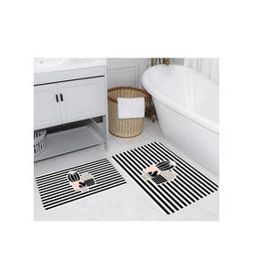Eliana Home Baskılı 2'li Banyo Paspas Takımı RVG5246