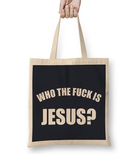 Who The Fuck Is Jesus Bez Çanta Uzun Saplı