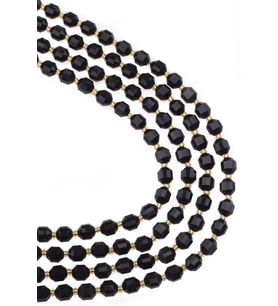 8X6 MM Obsidyen Taşı Dizi - DZ3748