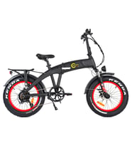 Citycoco Fatbike Mini Katlanabilir Elektrikli Bisiklet 250W (Siyah)