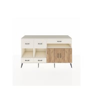 Hyperion Konsol 4 Raflı 5 Çekmeceli 2 Kapaklı 176x44x99 Aytaşı-Çam/Aytaşı