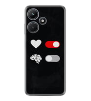Infınix Hot 30i Kılıf Silikon Desen Özel Seri Love Brain 1722