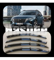 Hyundai Tucson Kromlu Cam Rüzgarlığı Niken 2021+ (Beyaz)