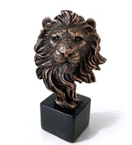 Periboia 14x9 cm Polyester Aslan Büstü (Çok Renkli)
