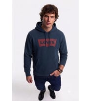 pamuk kapüşonlu Graphic Erkek Sweatshirt