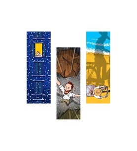 Van Gogh Kitap Ayraçları Hediyelik Ayraç - Van Gogh 3'lü Ayraç Seti