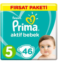 Prima Aktif Bebek 5 Numara 46 Adet