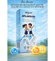 Atlaksvin Sem Şurup 200 Ml (Kalsiyum, Çinko D3 Vitamini)
