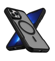 Apple iPhone 13 Pro Kılıf M-safe Şarj Özellikli Renkli Kenar Airbag Şeritli Zore Lamer Kapak