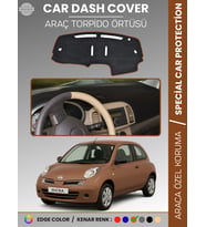 NİSSAN MİCRA MARCH (2005-2010) Torpido Örtüsü Premium Kalite Torpido Koruma Araca Özel UV Koruma
