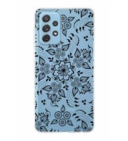 Samsung Galaxy A72  Kapak Nostalji Desen Tasarımlı Şeffaf Silikon Kılıf