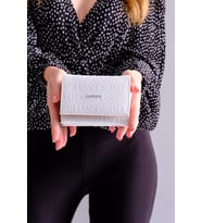 Just Polo Kadın Mıknatıs Kapaklı Fermuarlı Mini Cüzdan PBU1002 (Beyaz)
