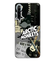 Redmi Note 8 Uyumlu Arctic Monkeys Kolaj Desenli Şeffaf Telefon Kılıfı