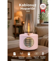 Torima Bluetooth Hoparlör Vintage Gaz Lambası Işıklı Şarjlı Speaker D53 Pembe