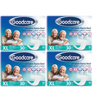 Goodcare Hasta Bezi Yetişkin Bel Bantlı Tekstil Yüzey XL Extra Large- Ekstra Büyük 120 Adet (4PK*30)