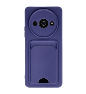Xiaomi Redmi A3 4G Kılıf Kelvin Kartvizitli Silikon - Lacivert
