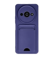 Xiaomi Redmi A3 4G Kılıf Kelvin Kartvizitli Silikon - Lacivert